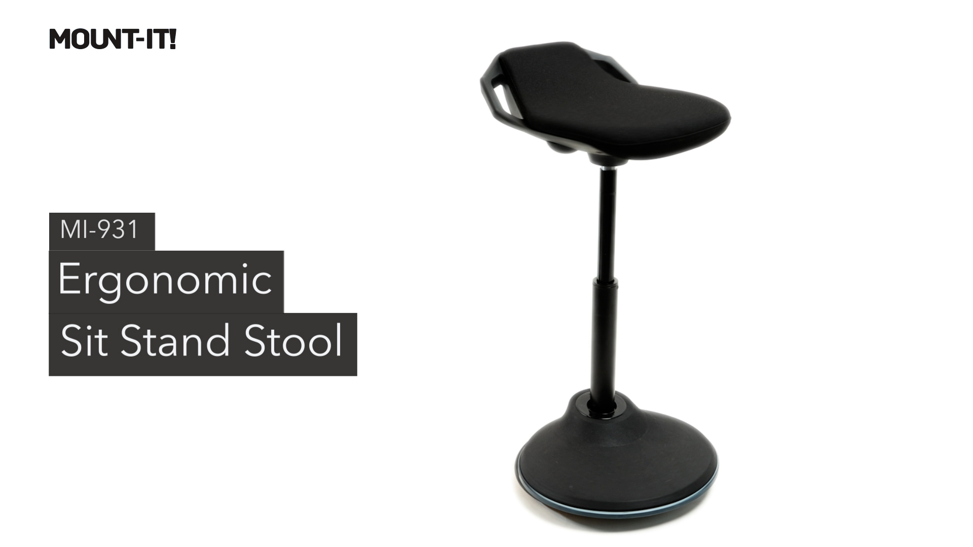 Amazon.com: Mount-It! Ergonomic Sit Stand Stool [360° Tilt