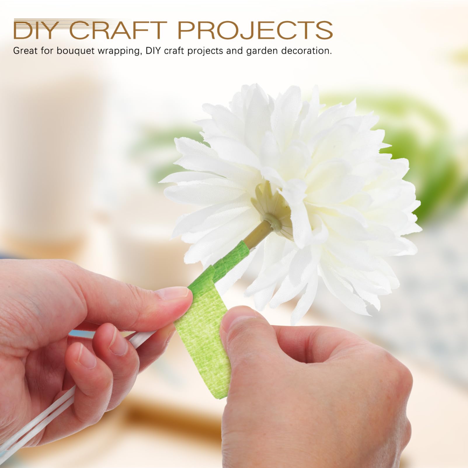OATIPHO 100pcs Iron Florist Wires Handmade Wire Stems for Floral Arrangements for Plants