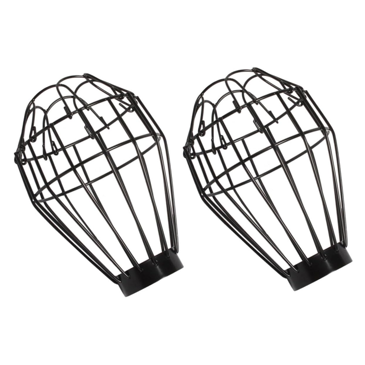 Cabilock 5 Ensembles Abat Jour Brûlure pour Lampes De Reptiles Accessoire pour Terrarium Protection pour Lampes Chauffantes Compatible Récipients 2 Pièces * 5