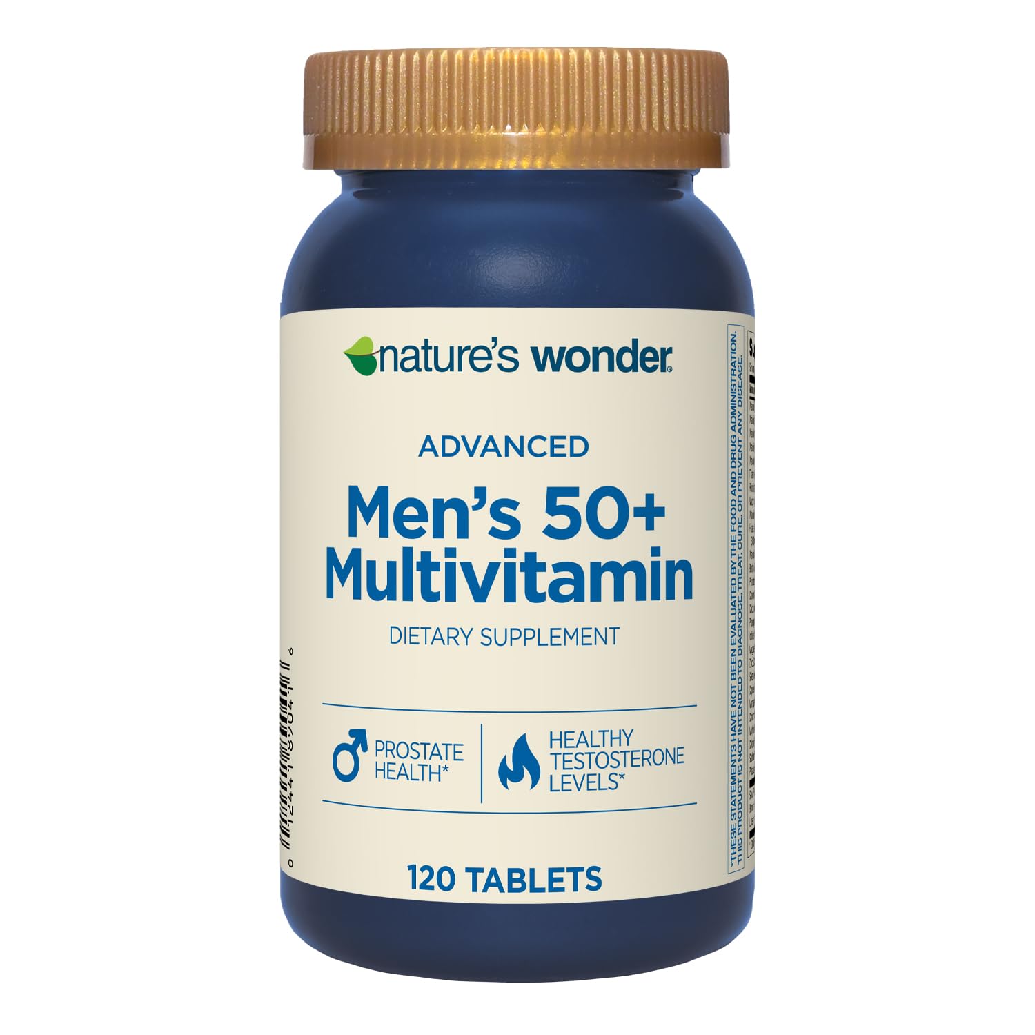 Nature's Wonder Advanced Men's 50+ Multivitamin 120 Tablets, 120 Servings