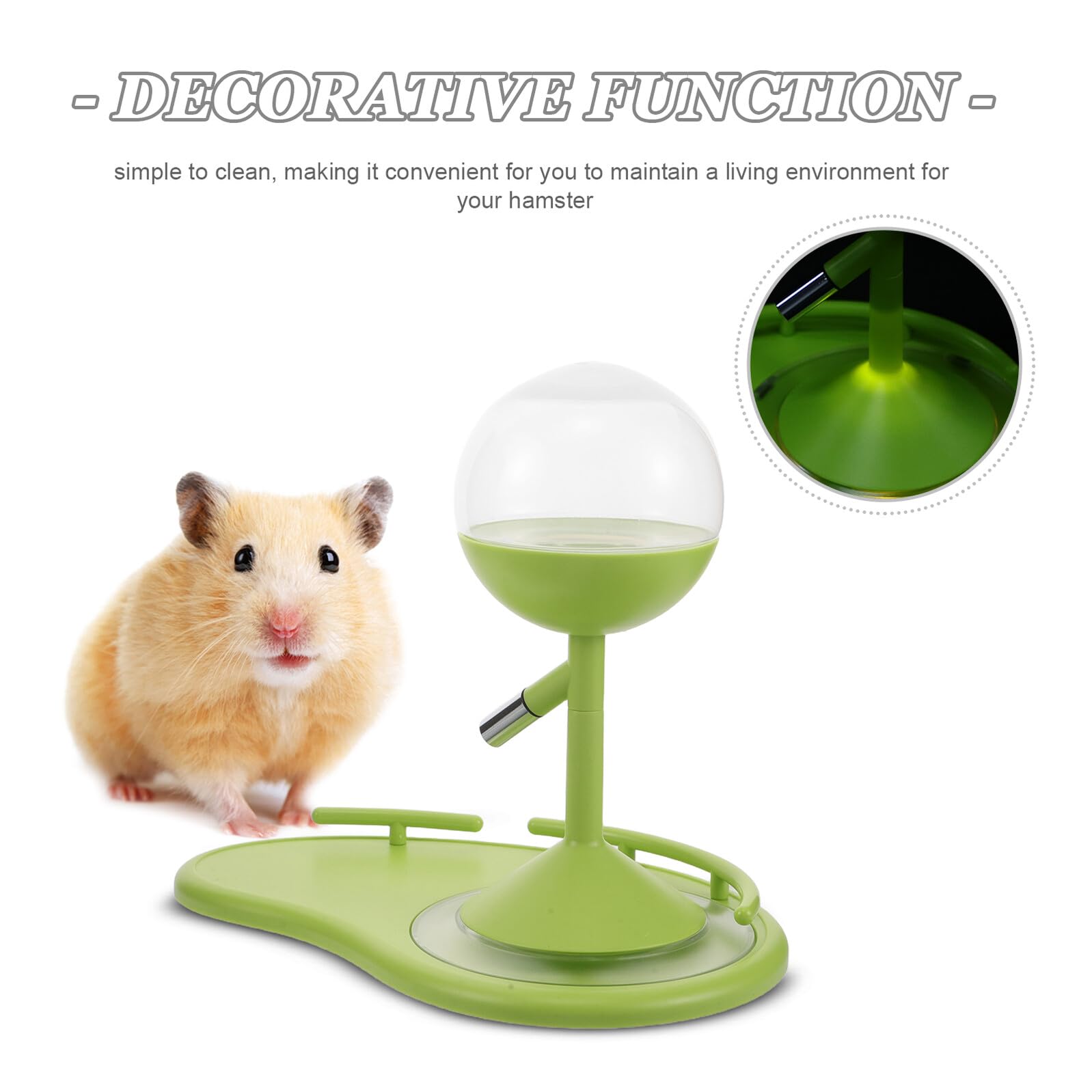 Dispensador de Agua para Hámster Soporte Ajustable Botella de Agua para Roedores