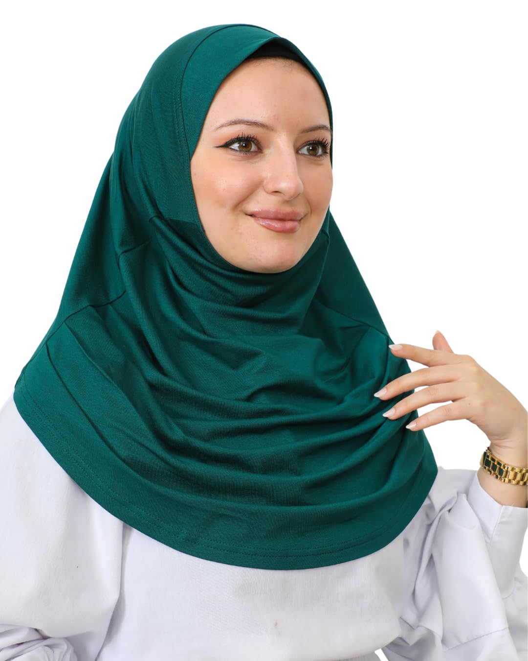 PrienPlain Ready To Wear Hijab for Women, Muslim Instant Turbans, Soft Jersey Scarf, Islamic Clothes, Long Hijabs, Abaya