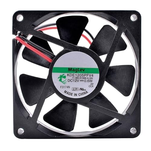 KDE1205PFV4 5010 Fan，5500RPM，2-Wire，MagLev Long Life for DVR/Server/IPC