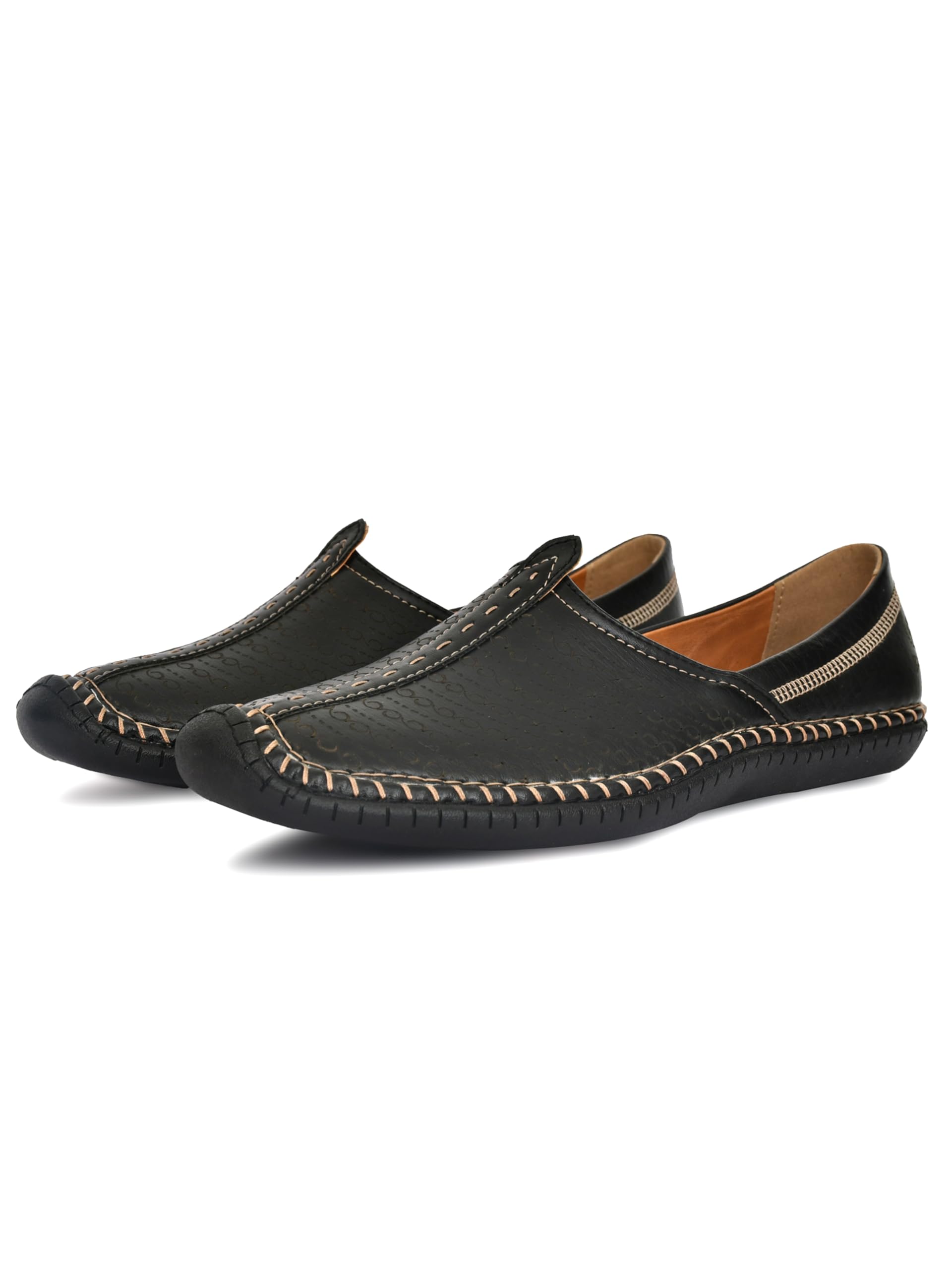 bigboon Men's Laser Design Ethnic Shoes-picture-36