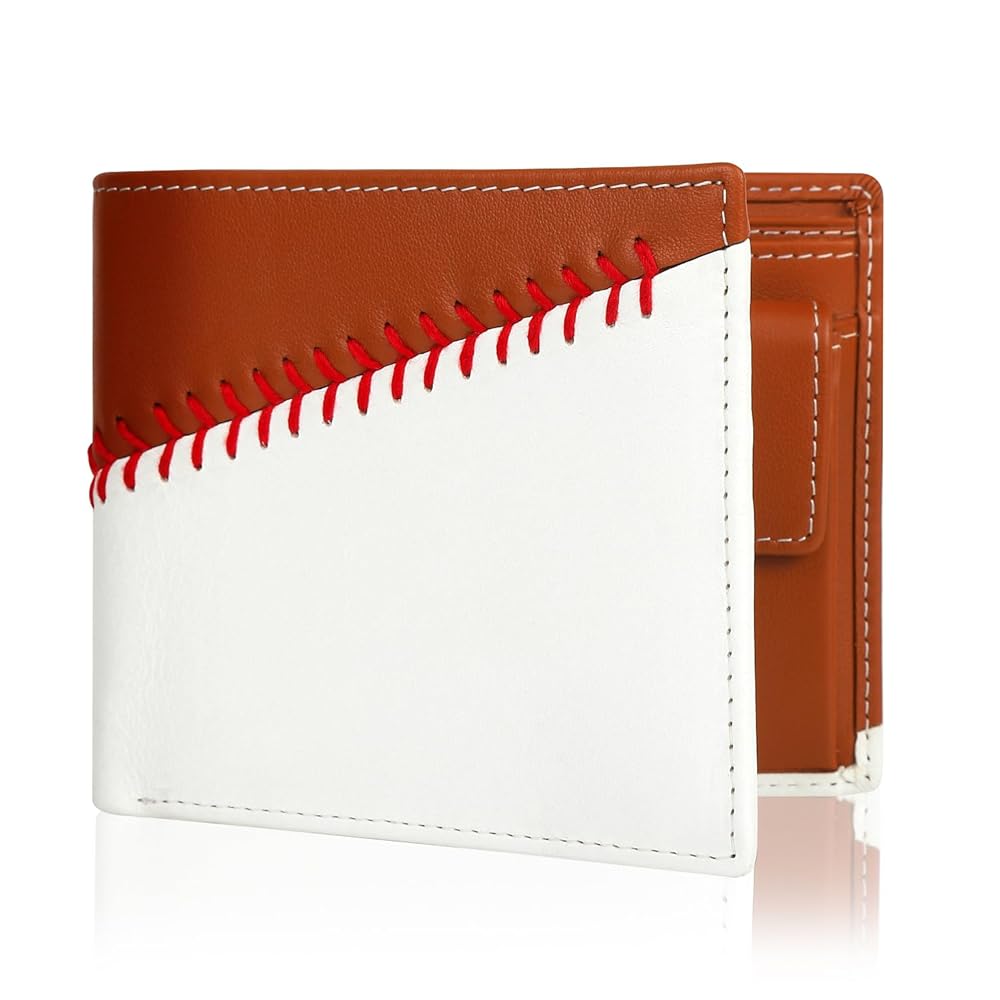 Dodgers 二つ折り財布 野球ボールデザイン Dodgers 二つ折り財布 野球ボールデザイン