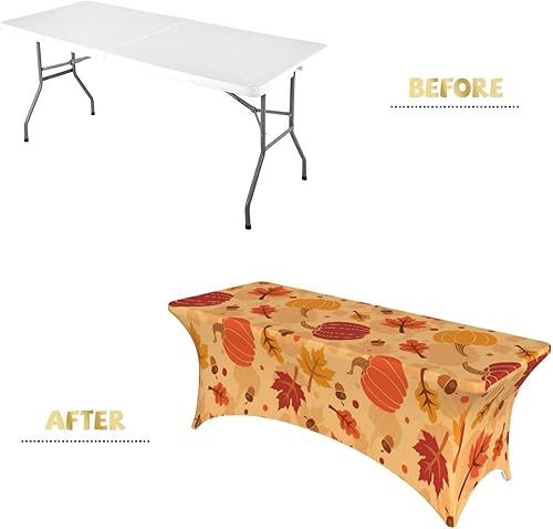 Miniatura 10 de Buffalo - Mantel rectangular ajustable a cuadros verde y blanco de 6 pies para fiestas, banquetes, festivales, bodas