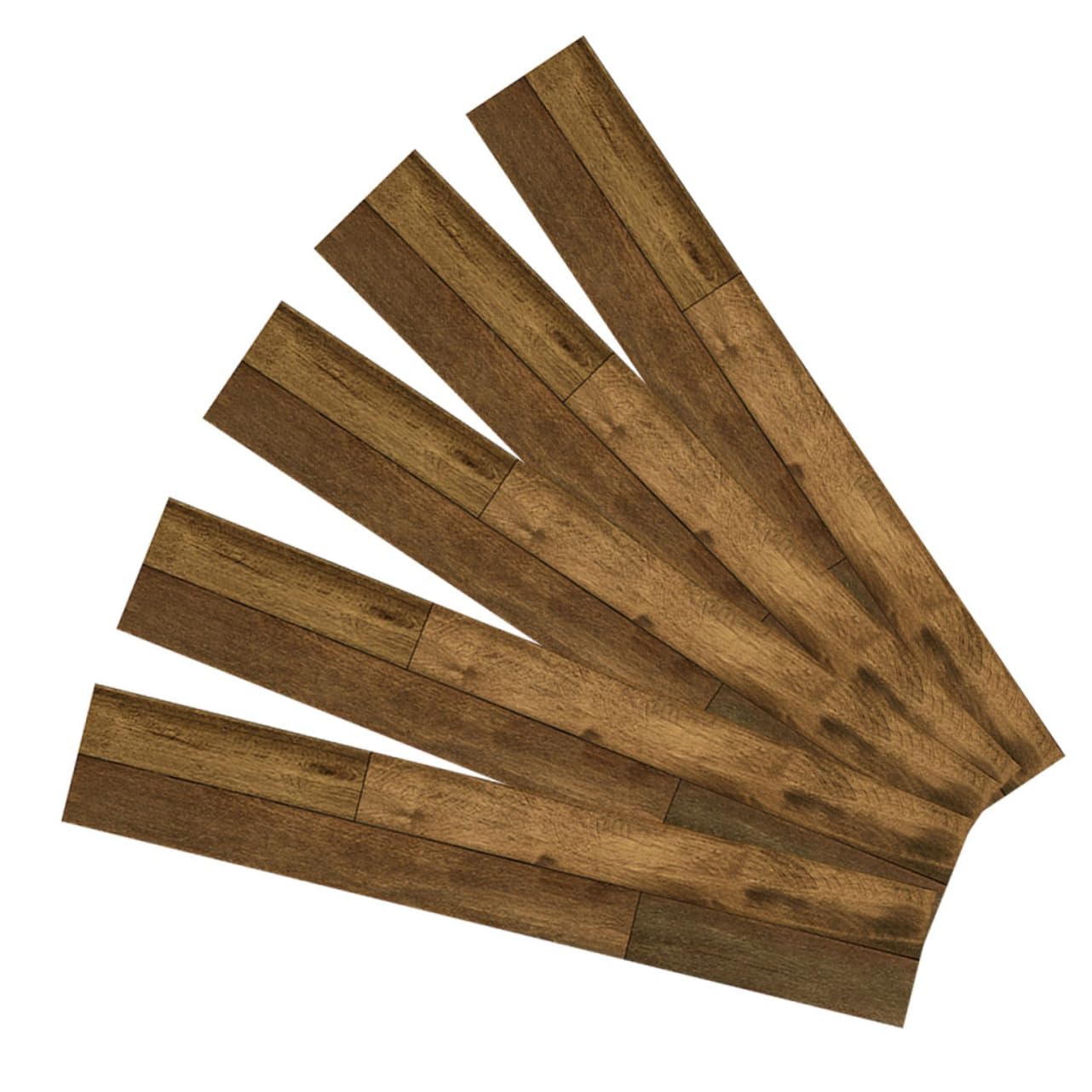 Gadpiparty 5 Pezzi Adesivo per Pavimento in Pvc Effetto Legno Grain Autoadesivo Facile da Usare per Camera da Letto e Soggiorno Decorazione Semplice ed Elegante