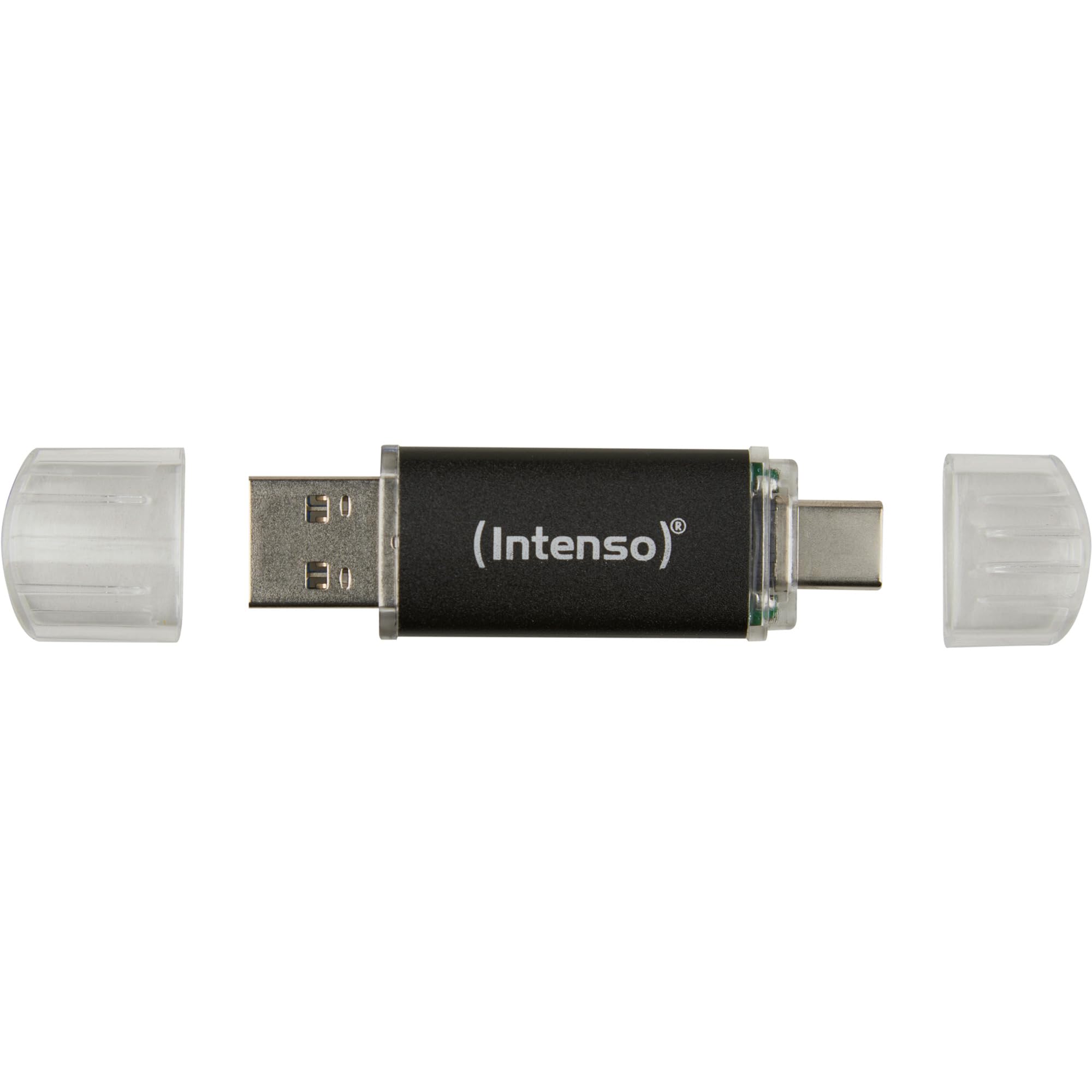 Intenso Twist Line 32 GB Dual USB Stick 3.2 Gen 1x1, USB-C & USB-A, 70MB/s, Anthracite