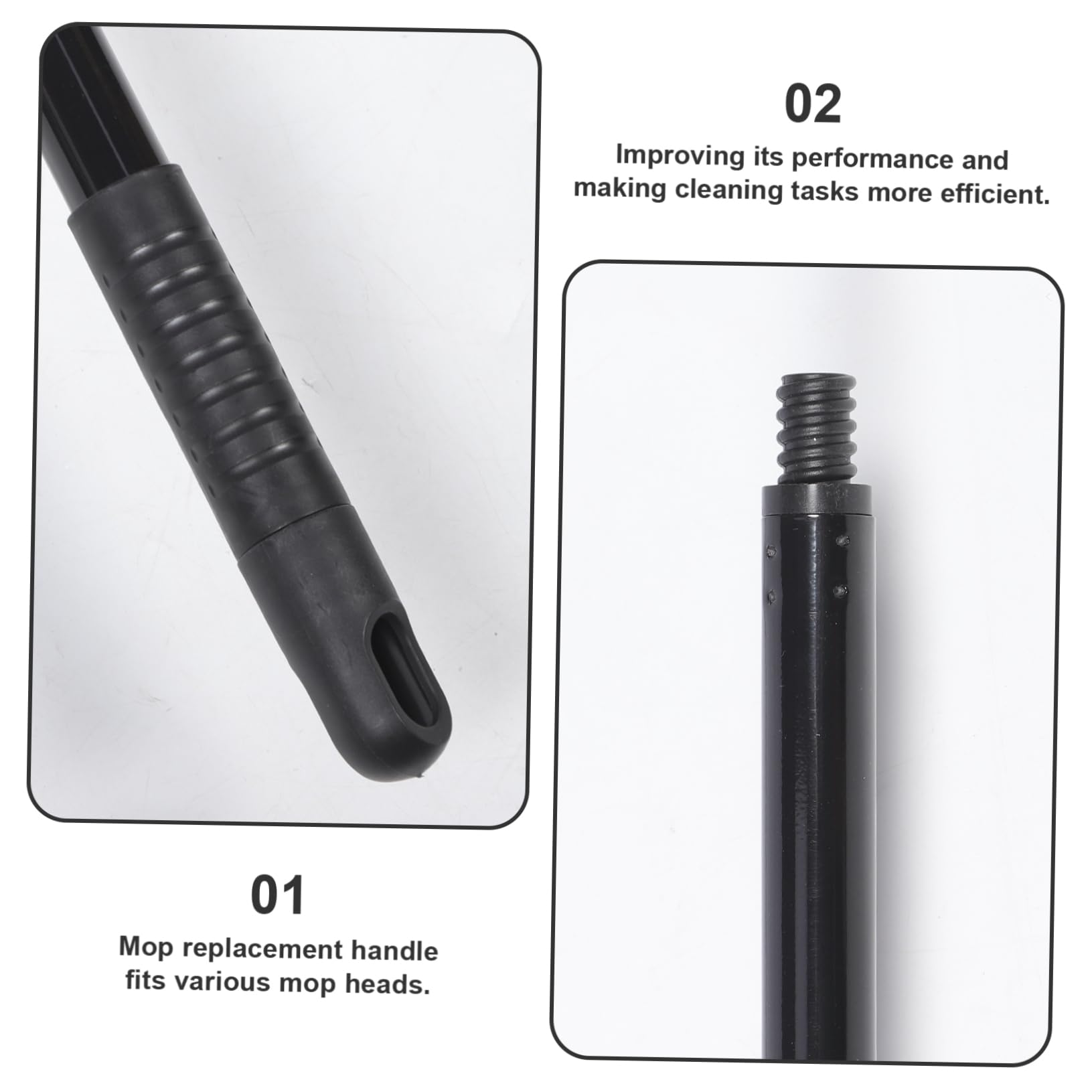 Yardenfun Asta Di Ricambio In Acciaio Inox Per Scopa E Mop | Manico Da 125 Cm, Antiruggine E Resistente Per Pulizie Domestiche