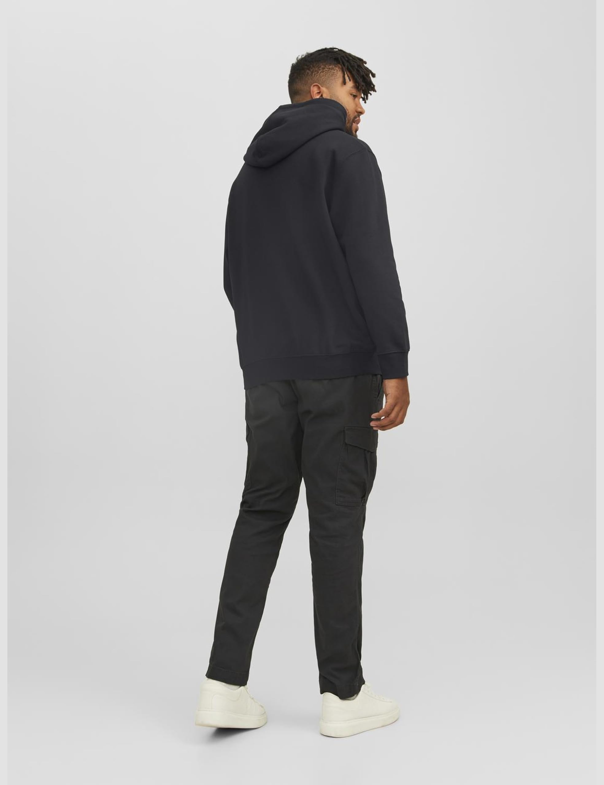 JACK & JONES Jjestar Jj Sweat Hood Noos Pls Jjestar Jj - Felpa con Cappuccio Noos Pls Uomo (Pacco da 1)