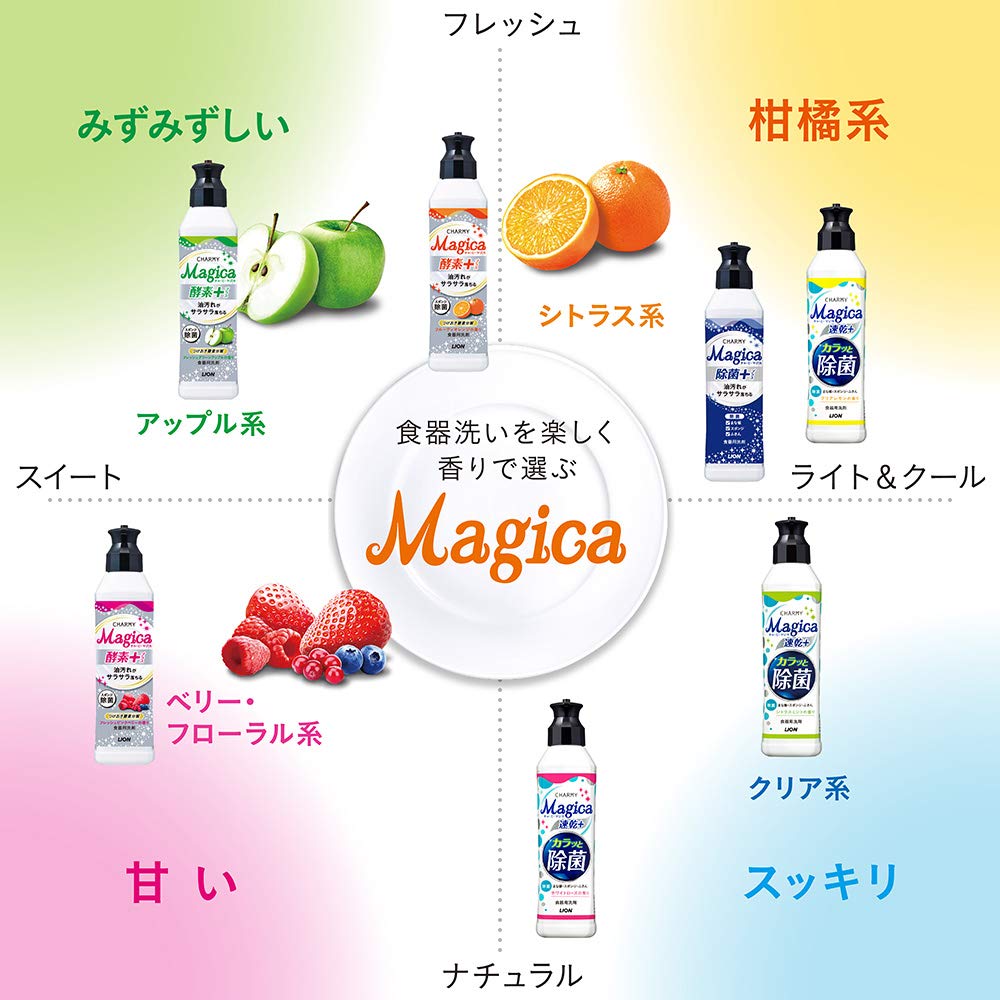 Amazon.co.jp: 【まとめ買い】 チャーミーマジカ 食器用洗剤 酵素