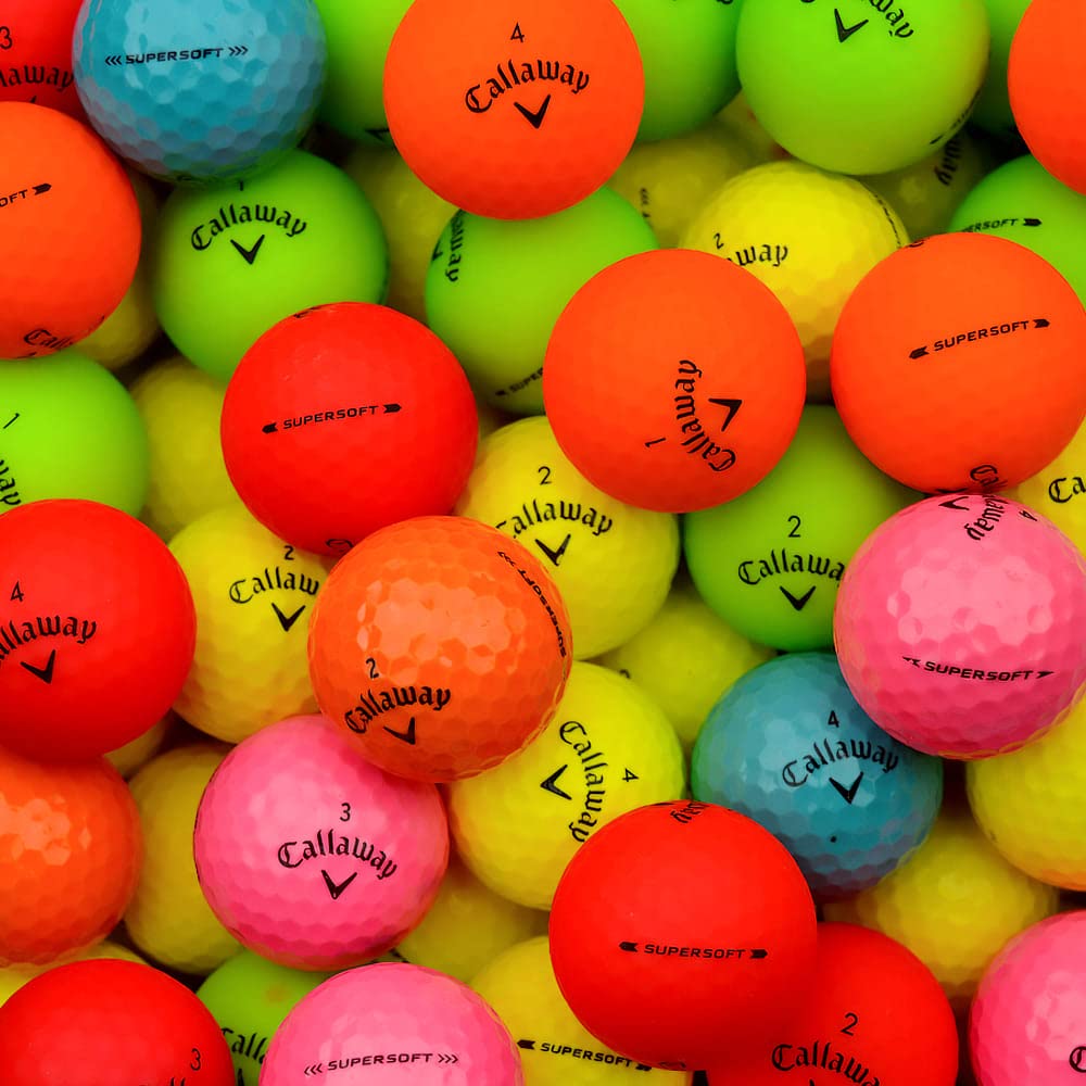 Second Chance 36 Callaway Supersoft Optic Grade A Lake Golf Balls