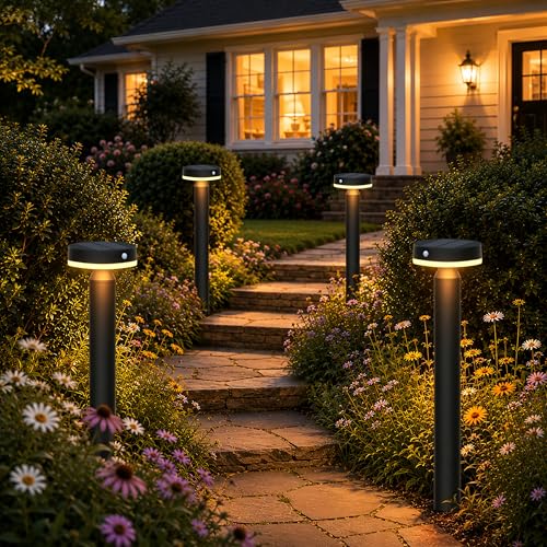 VerLuce - 20' Solar Landscape Lights - Outdoor Solar Lights for Yard - PIR Sensor & Two Light Modes...