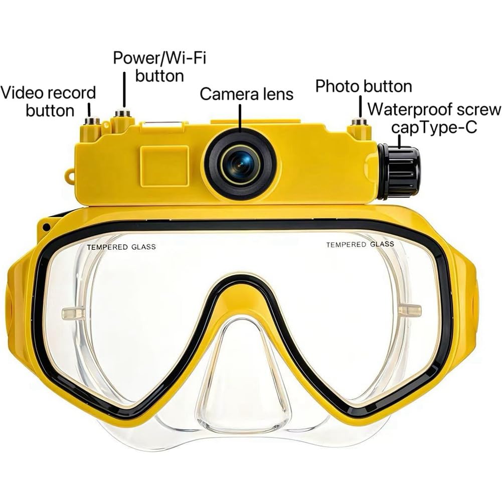 Caméra Lunettes plongée Vidéo 720p