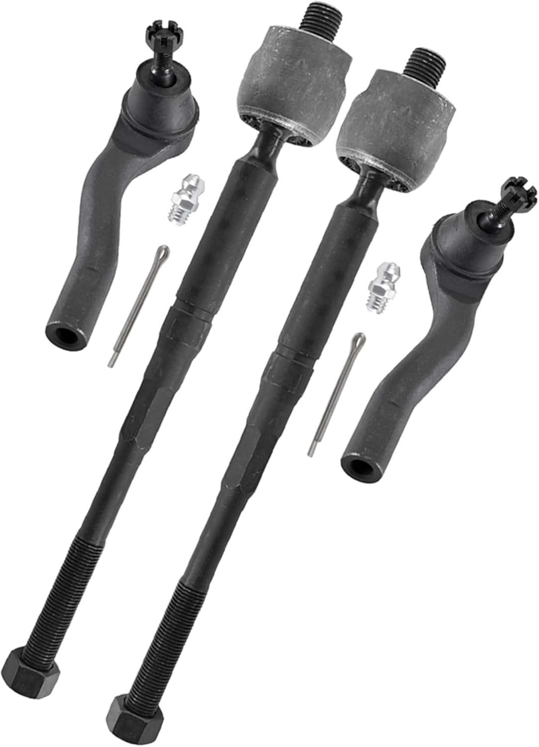 ASTARPRO - Front End 8pc Suspension Kit for Nissan 07-12 Sentra 2007 2008 2009 2010 2011 2012, 2 Lower Control Arms w/Ball Joints + 2 Sway Bar Links + 4 Inner & Outer Tie Rod Ends Replacement