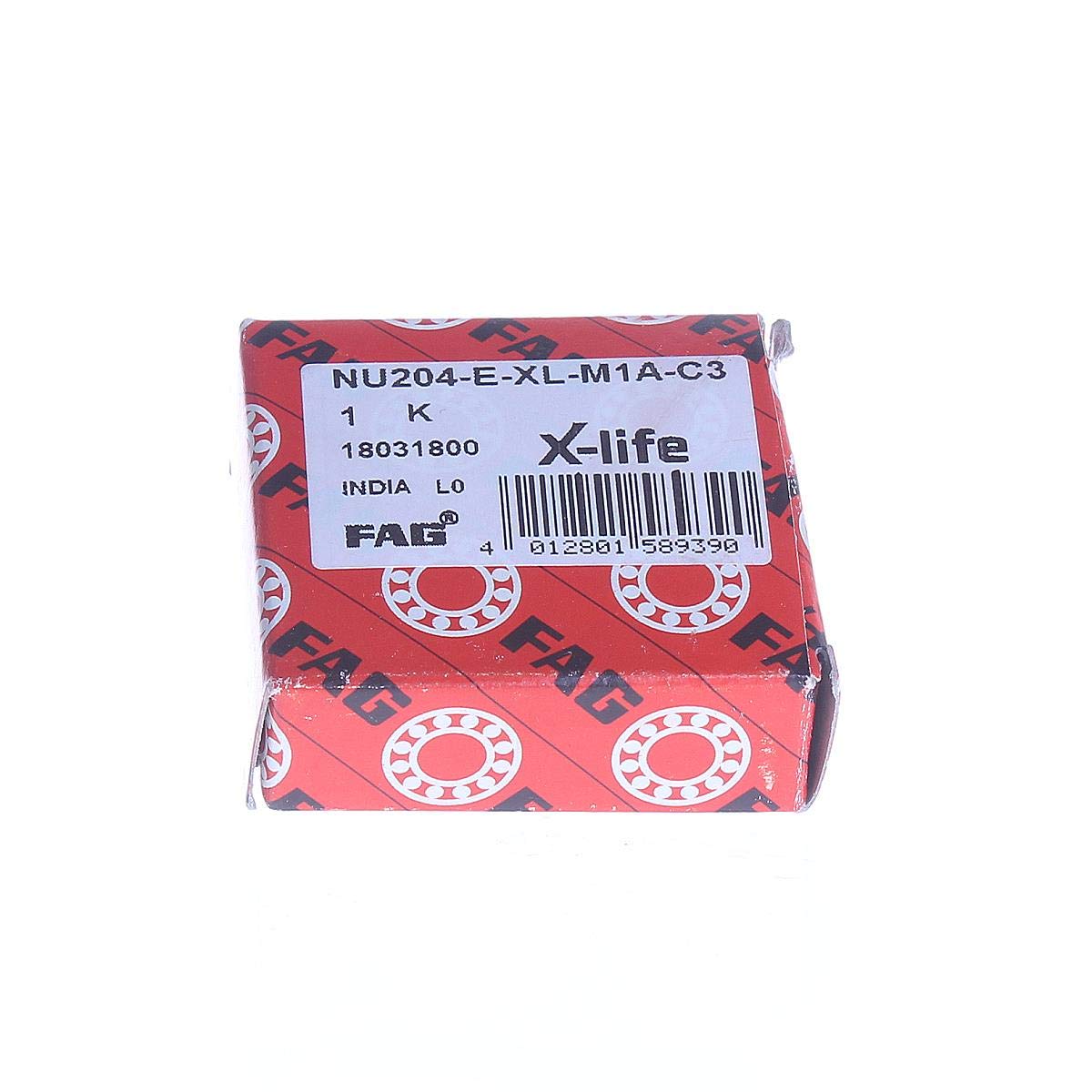 NU204-E-XL-M1A-C3 FAG Rodillos cilíndricos cojinete 20x47x14mm