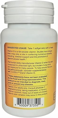 Miniatura 3 de Ferro Vitamina D-3 2000 UI 120 cápsulas blandas