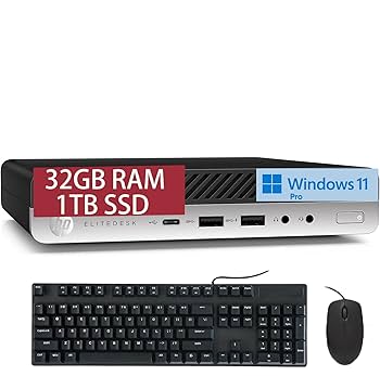 ミニPC HP EliteDesk 800 G5 / i5-9500 / 8GB HP EliteDesk 800 G5 Mini Tiny Business PC, Intel Hexa-Core