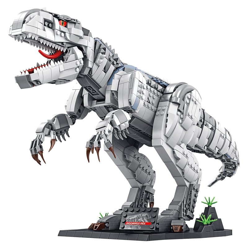 Dinosaurier Bausteine Bausatz Modell, Klemmbausteine Bauset Konstruktions Set