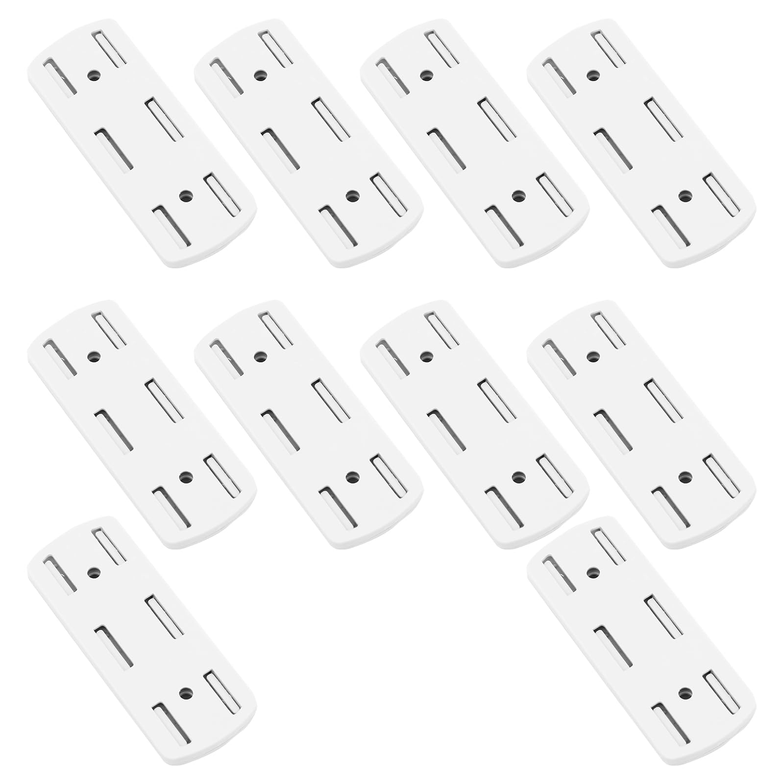 10pcs Power Strips Holders Easy Installs Socket Organizers Multipurpose Power Strips Wall Mount Holders For Homes Office