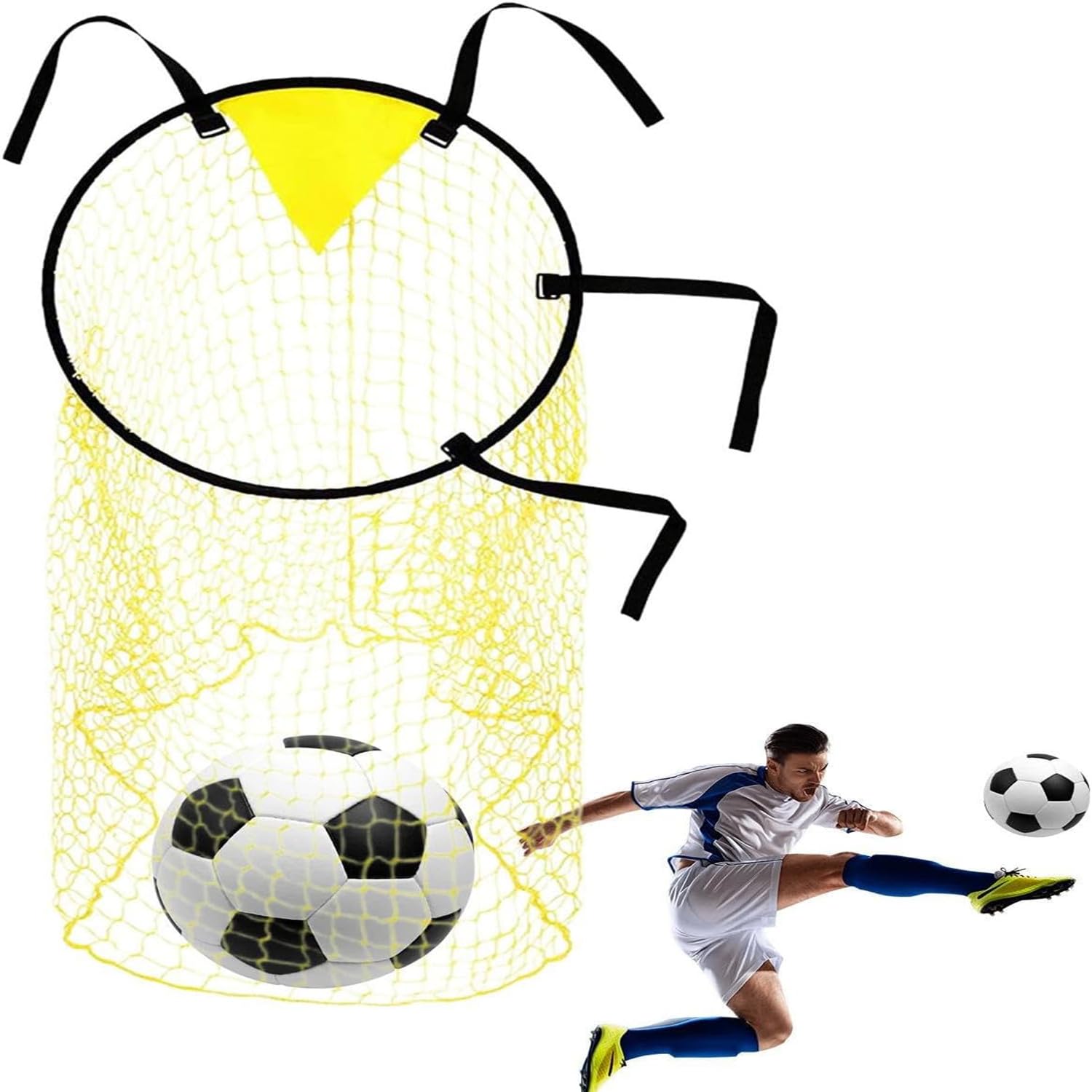 Rete da calcio 45x60 cm con cornice per porta