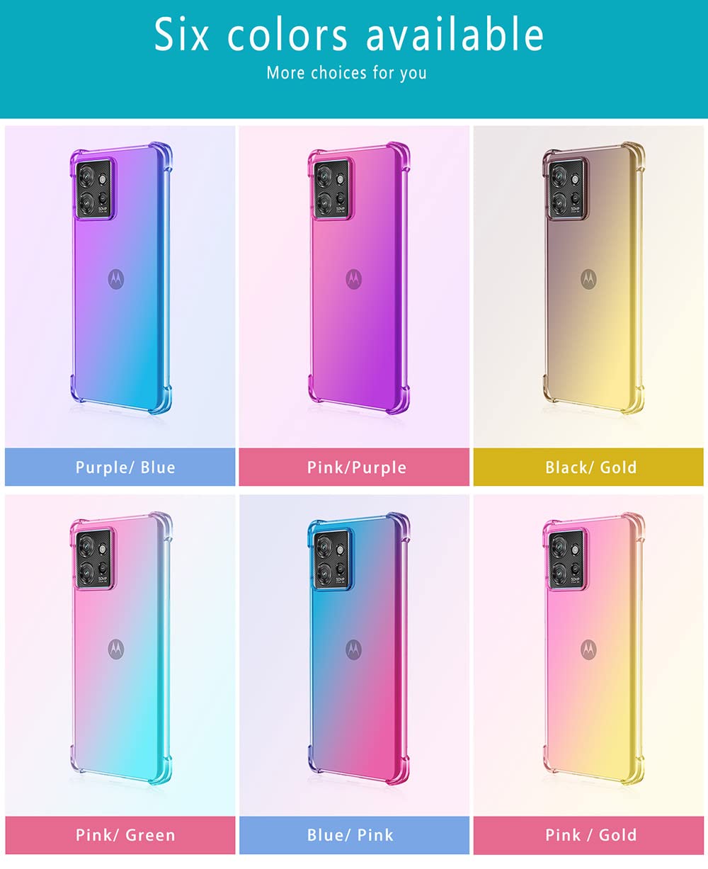 SEAHAI Cover Per Motorola Moto E13, Antiurto Grado Militare, Con Supporto Magnetico E Protezione Fotocamera Scorrevole, Argento