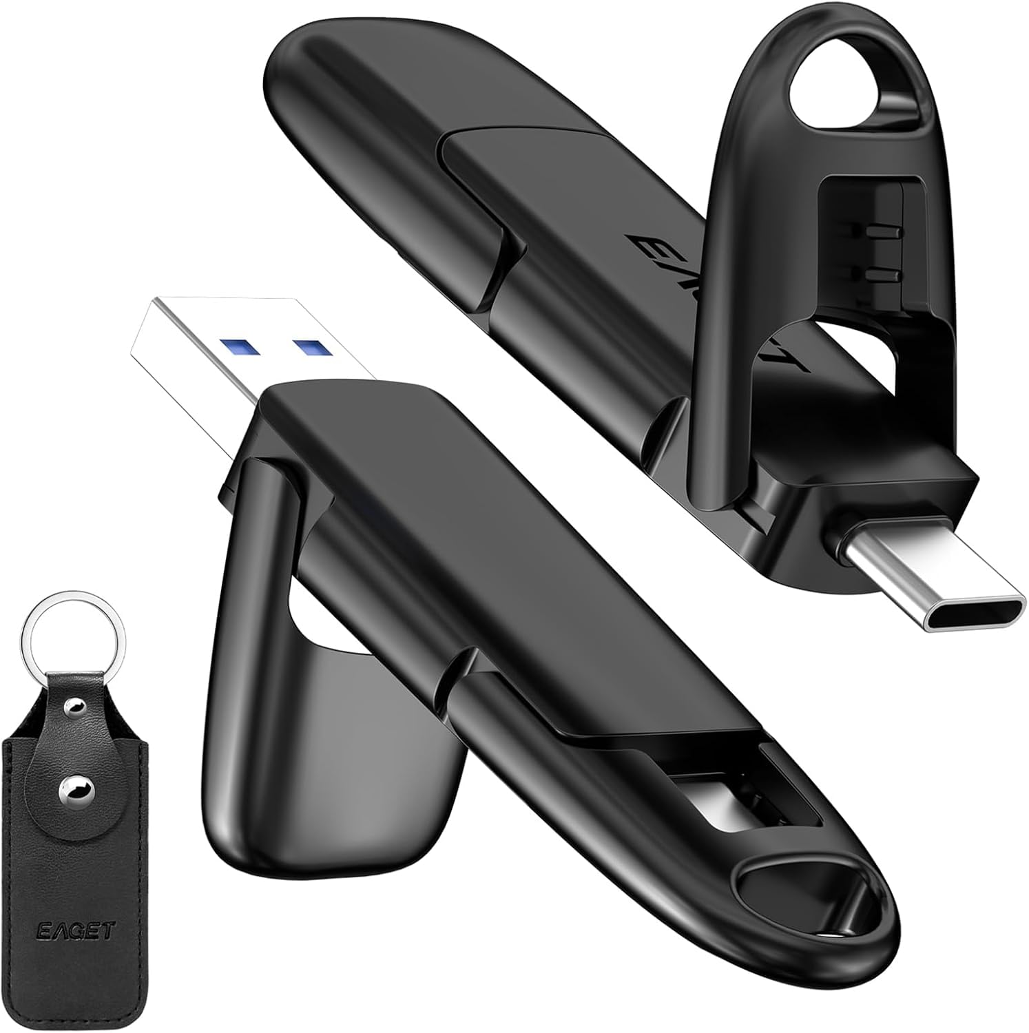Amazon.com: EAGET 512GB Flash Drive with Dual USB-C & USB 3.2