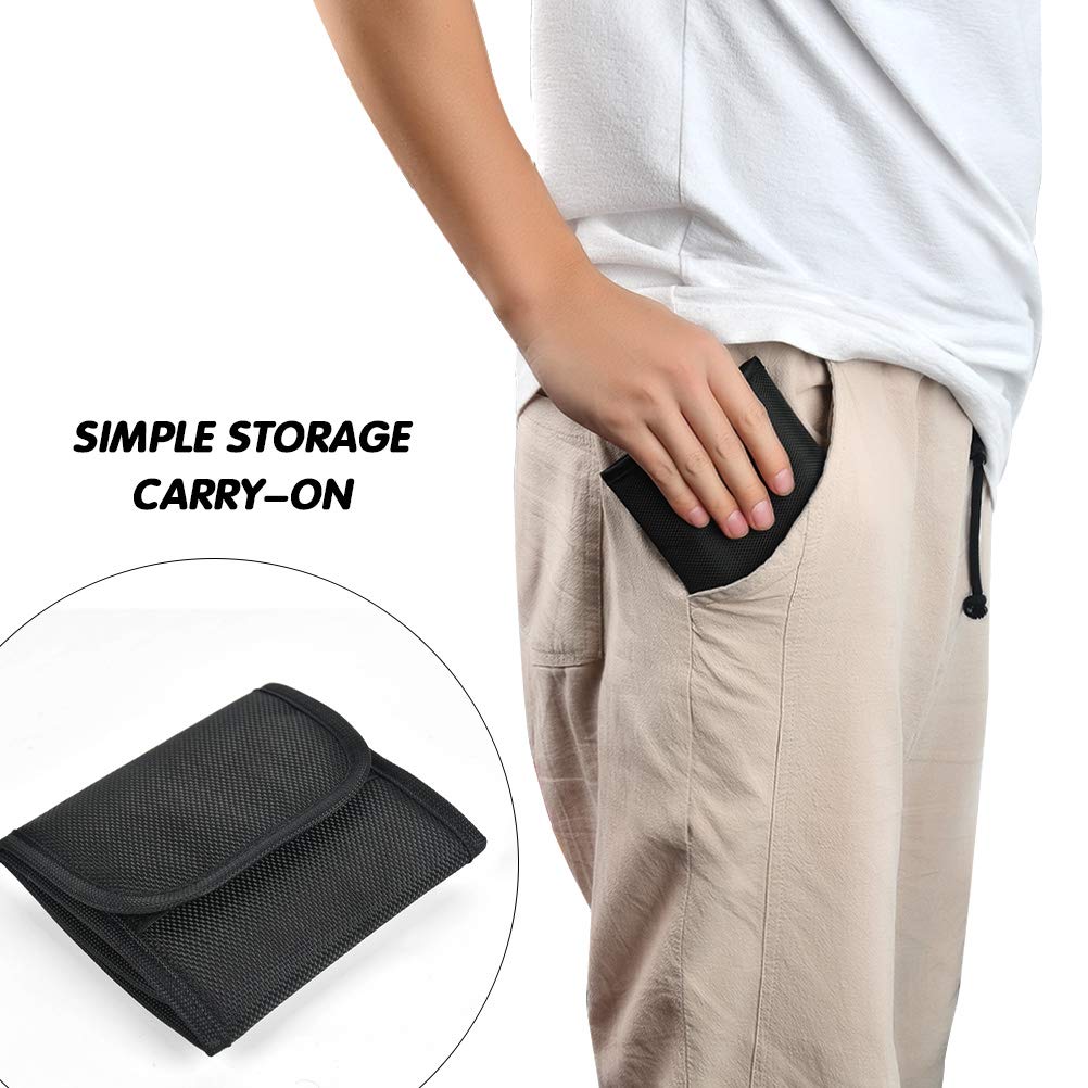 THETHO Pochette-Filtre Sac de Transport 3 Poches pour Filtres pour Appareils Photo Numériques Houss Filtres pour Stocker Tous Les Filtres Circulaires ou Carrés des Appareils Photo Numériques