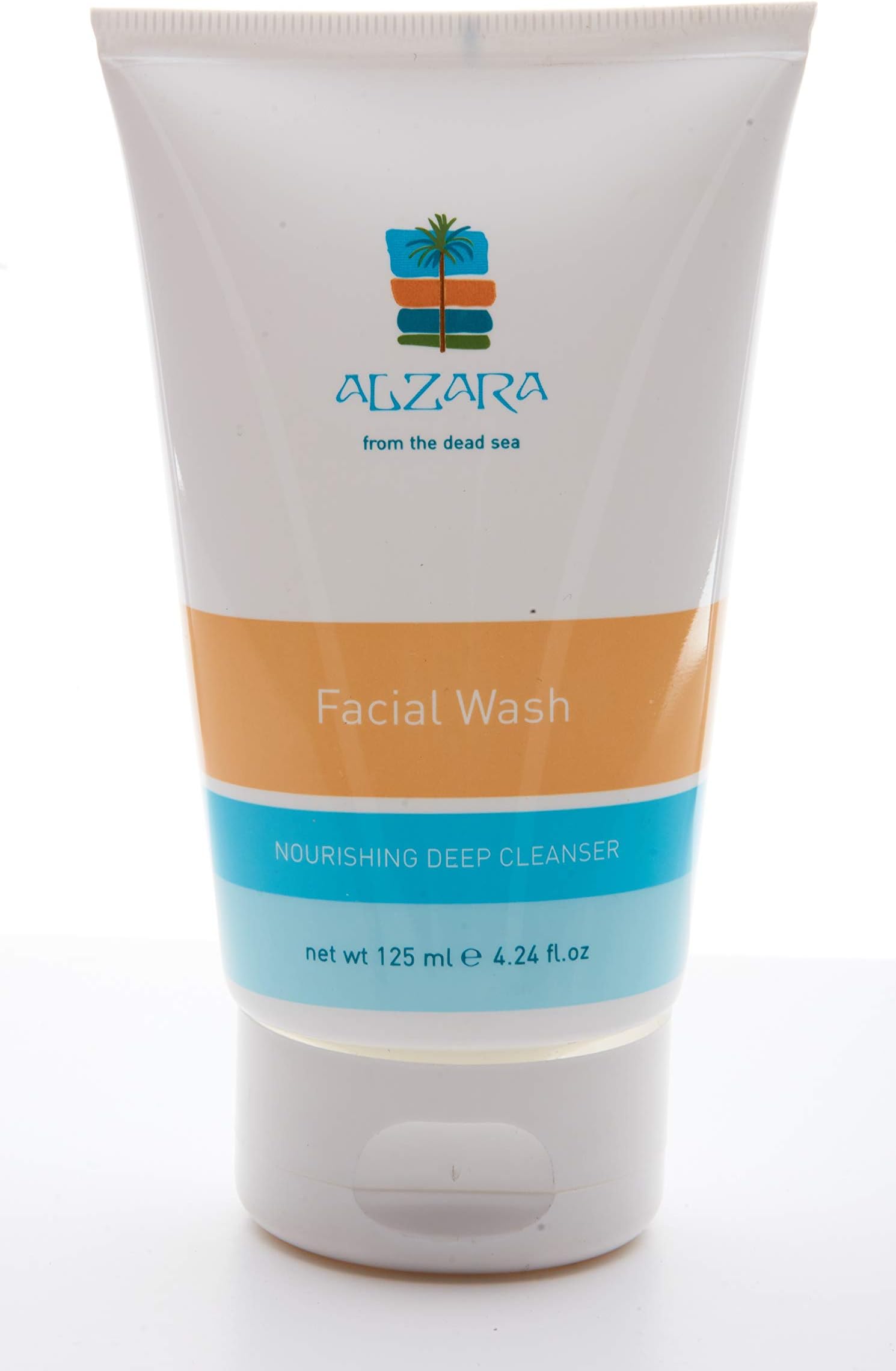 Dead Sea Facial Wash 125 ml - Nourishing Deep Cleanser for daily use, effectively cleanses skin & removes makeup on contact. Leaves the skin clean, soft, looking fresh & smooth