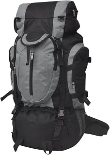 Festnight Mochila Excursionismo - Color de Negro y Gris 75 L, 32x22,5x73 cm XXL