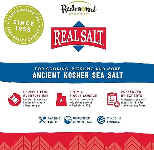 Miniatura 4 de Redmond Real Kosher Sal, bolsa de 16 onzas (paquete de 3)