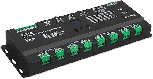 Vista 46 de Controlador Dmx 3CH dmx 512 controlador Dmx Decodificador para tira LED RGB o luces controlador Dmx512 Decodificador de pantalla digital
