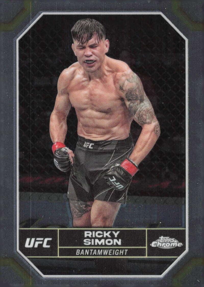 RICKY SIMON 2024 Topps Chrome UFC Base #163 NM-MT MMA