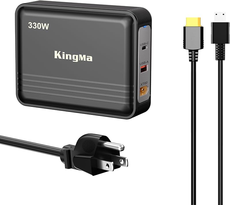 330W (20V/16.5A) GaN Gaming Laptop Charger for MSI Vector GP68 HX/GP78 HX,PD 3.0 Fast Charging Adapter with 11 * 4.0mm Cable Port, Compatible with Titan GT77 HX/Raider GE66/GE76 HX/Stealth GS77