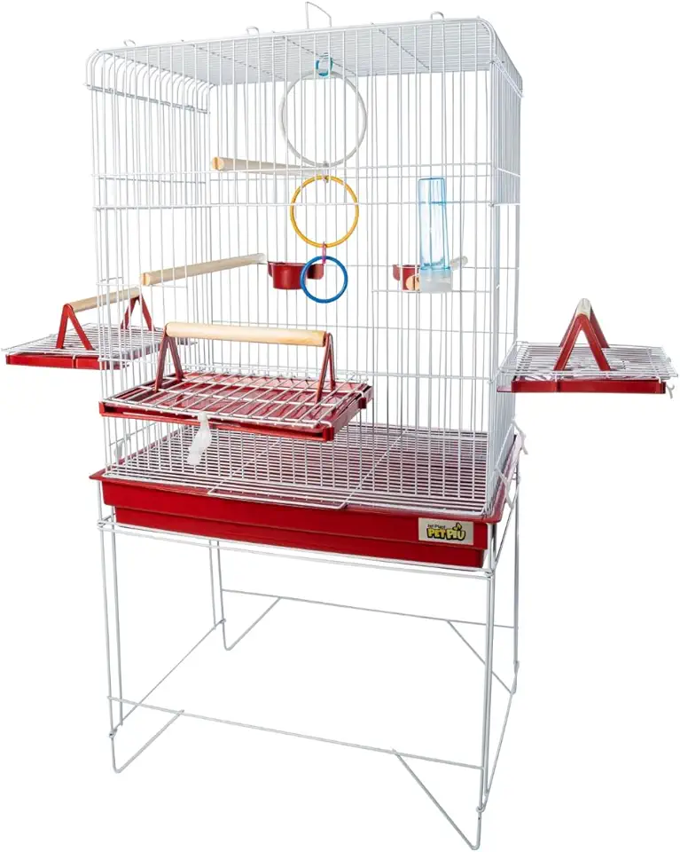 VIVEIRO CONFORT TRIPLEX VERMELHO