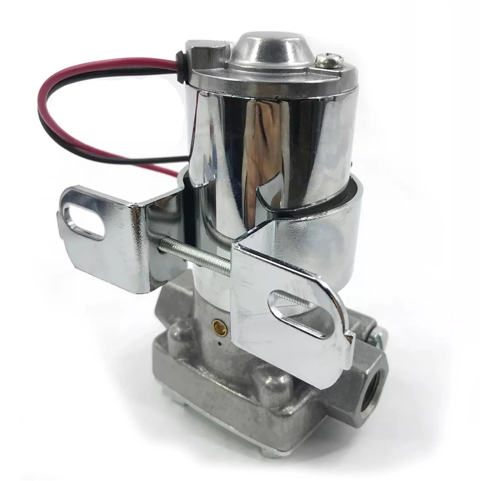 Pompy paliwowe do samochodu pompa benzynowa Pompa paliwa elektryczna 110 GPH, wlot i wyloty 3/8 cala NPT, uniwersalna, elektroniczna, chromowana