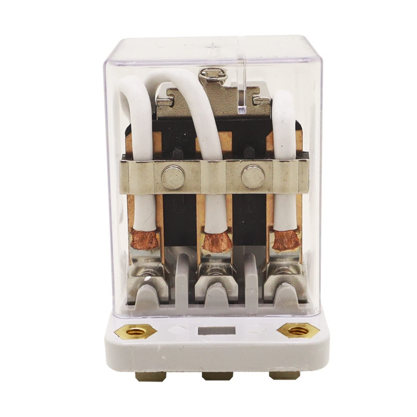 Relé de alta potencia 40A DC24V con tres contactos conmutados para evitar sobrecargas