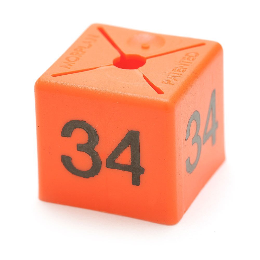 Complete Retail Solutions Ltd 50X Size Cube 34 Garment Clothes Marker