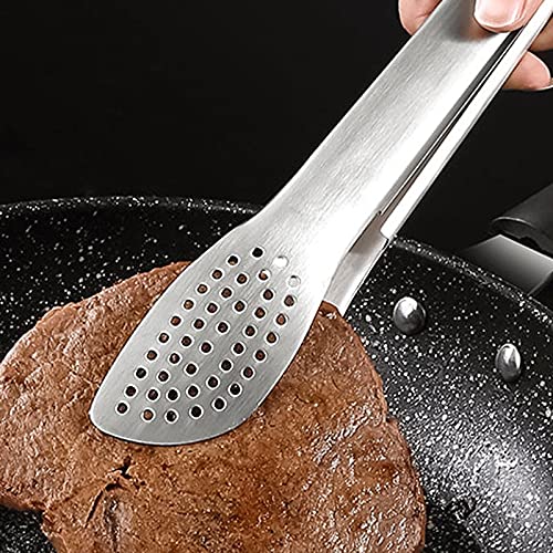 Kochzange Küchenzange aus Edelstahl, for Braten, Kochen, Brotbacken, Größe: 31 cm, flexibel einsetzbar