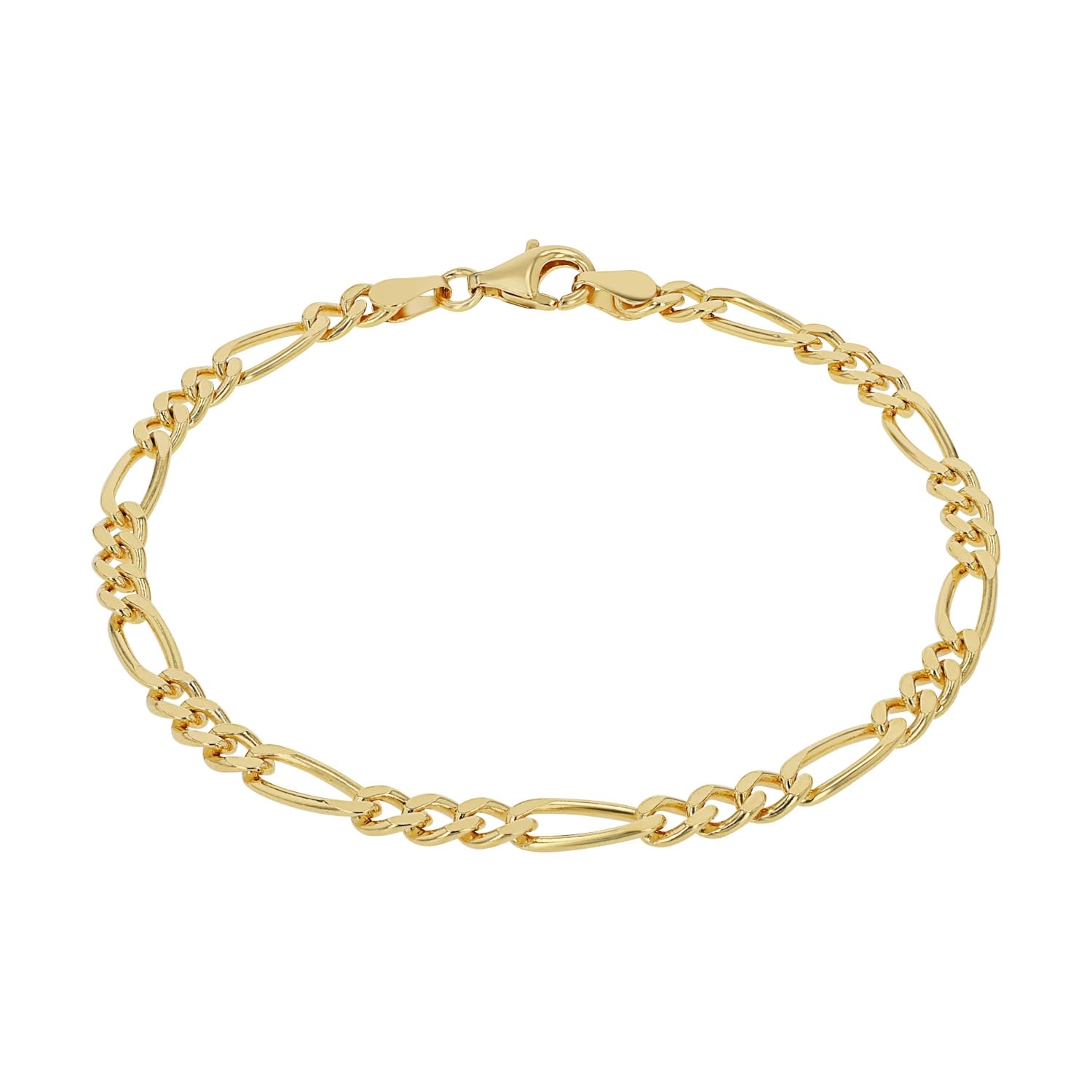 Amor Bracciale in argento Sterling 925, unisex, per uomo e donna, 21 cm, in argento, oro, rodiato, placcato oro, idea regalo, in confezione regalo