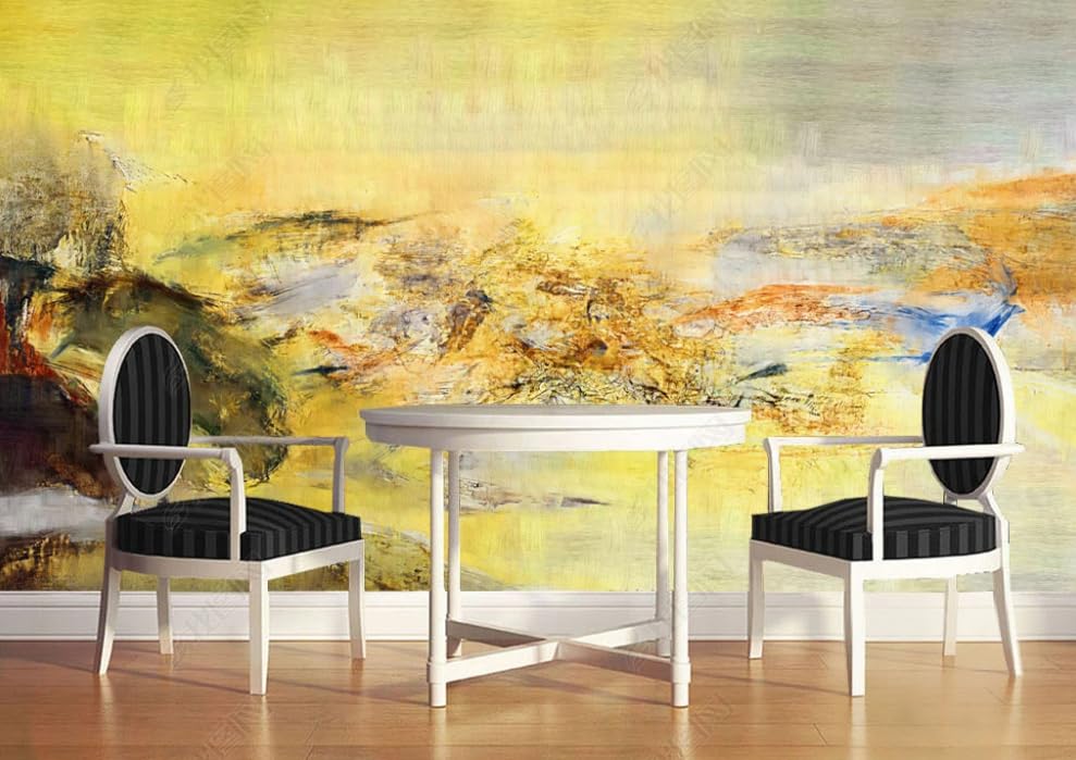 Papier Peint Intissé Abstrait Grand Format Décoration Murale Premium Chambre