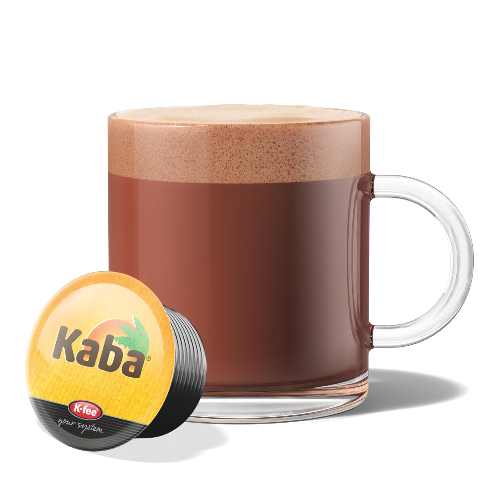 Kaba Choco Kapseln, kompatibel mit K-fee & ALDI EXPRESSI*, das Original Kaba Kakaopulver für Kapselmaschinen, leckere Trinkschokolade, 96 Kapseln