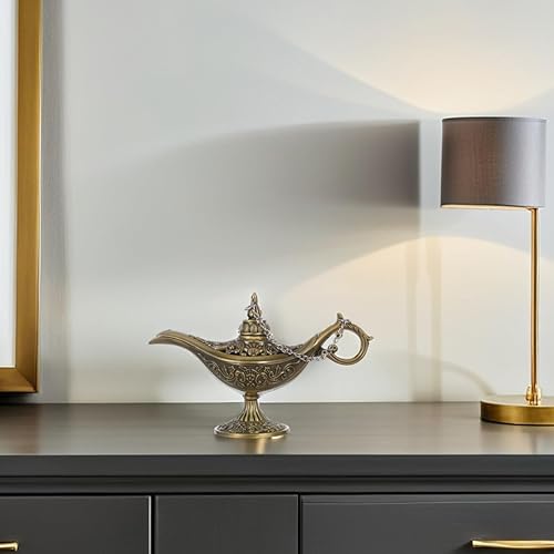 Miniatura 4 de Healifty Soporte de incienso de metal, lámpara de deseos, quemador de incienso, adorno de escritorio, difusor de horno aromático para oficina en