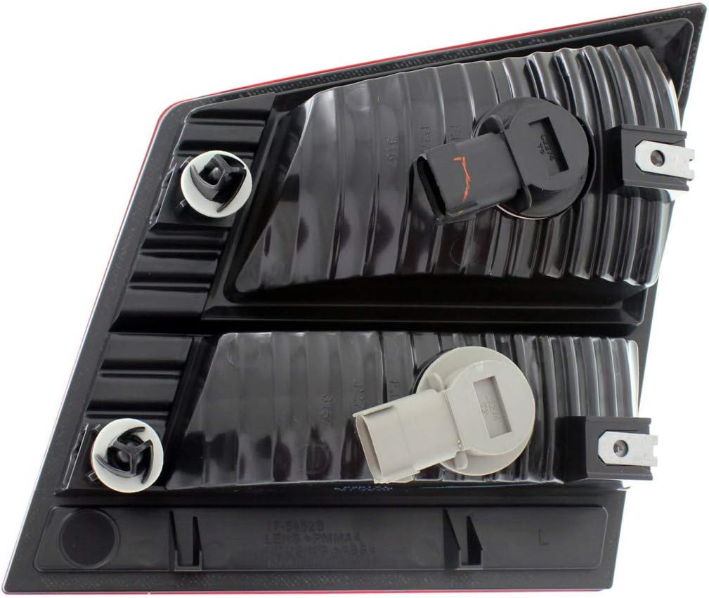 CarLights360 For Dodge Journey Tail Light 2009-2020 Driver Side Inner Rear CAPA Certified For CH2802100 | 4806369AF; On Luggage Lid