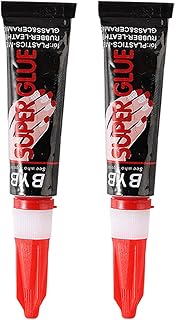 Nail Glue, Super Nail Glue for Acrylic Nails, Professional Nail Glue For Nail Tips for Press On Nails Long Lasting Acrylic Nail Glue For Nail Tips Pegamento Para Uñas Acrilicas Nails Glue 0.18OZ 2 Pcs