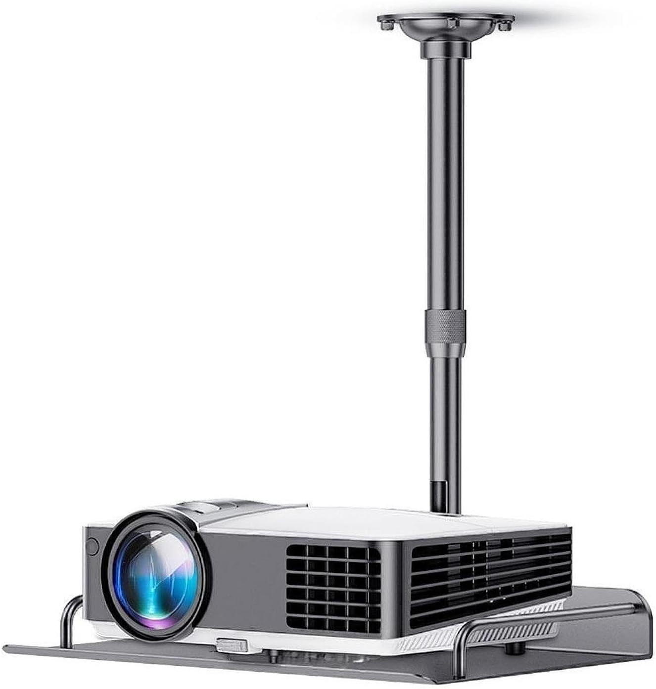 Projector Ceiling Wall Mount Tray, Universal Holder for Projectors Video Cameras, Home Bedroom Use