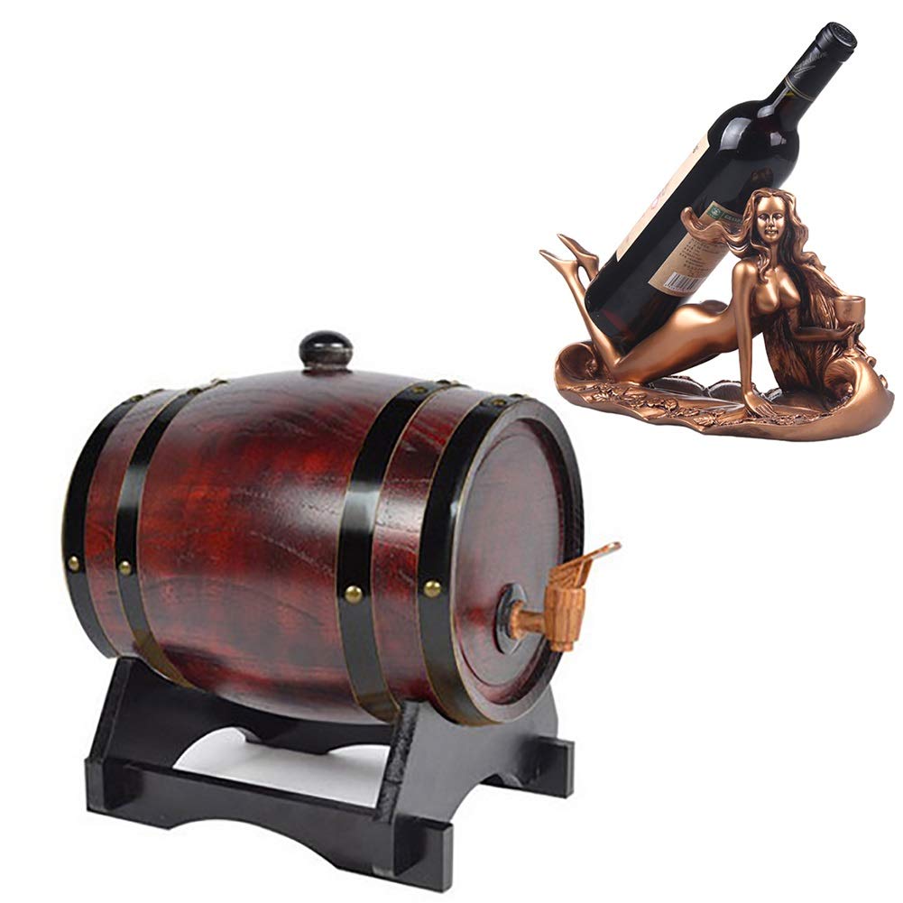 portwein aufbewahren Weinfass aus Holz, langlebig, Vintage-Holz-Weinfass, Weinspender zur Aufbewahrung Ihrer Bier-Spirituosen, Whisky, Rum, Portwein, Bourbon, Tequila, Likör (Farbe: B, Größe: 10 l) (D 10 l) Küche, Haushalt & Wohnen Sendung im Weitertransport zu Category:Fahrräder 20 Zoll bis 24 Zoll_Shimano Nexus Frame Size:41(CM)