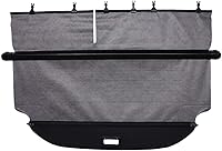 Vista 4 de INEEDUP Cubierta de carga retráctil para Toyota RAV4 2013 2014 2015 2016 2017-2018, accesorios de cubierta de maletero, ajuste universal y cubierta