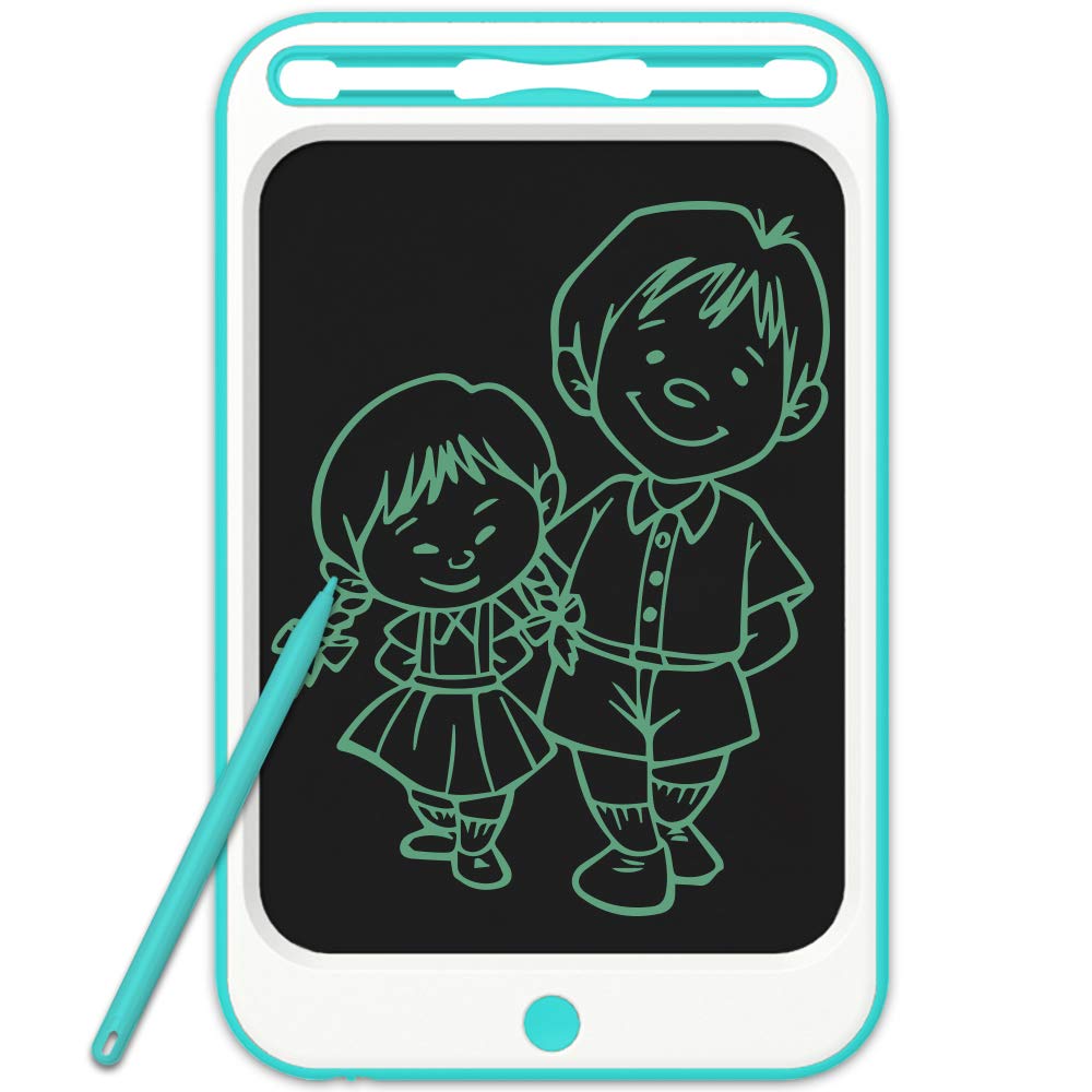 JONZOO LCD Writing Drawing Tablet 10 inch Electronic Doodle Board with Screen Lock Digital Sketch Pad Erasable Reusable eWriter Paperless Tool for Kids Adults at Home/School/Office