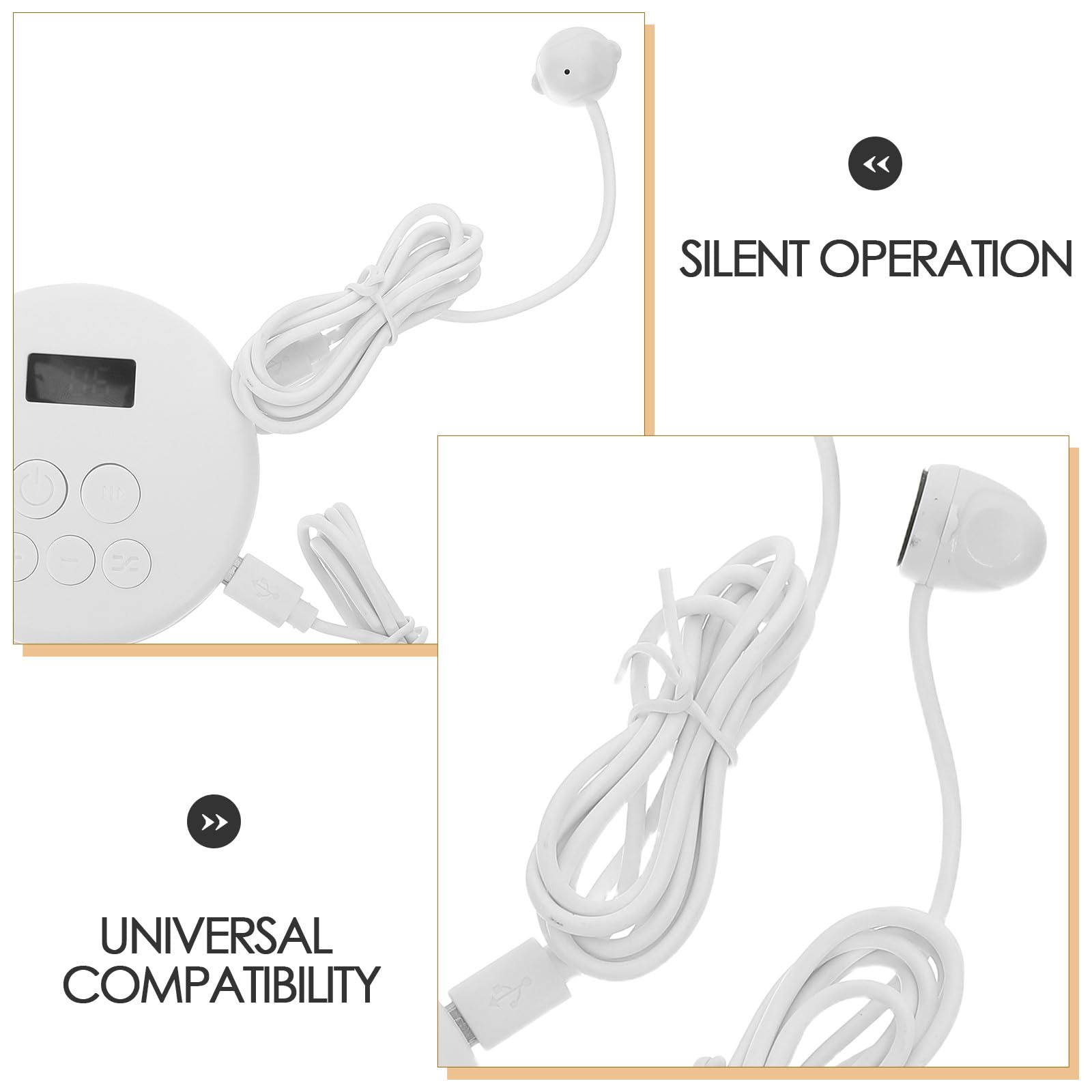 DIYEAH Cliccatore Automatico per Schermo Telefono Bianco Abs | Cellulari, Compatto e Leggero, Clic Ripetuto Automatico, Uso in Diretta e Mobilità